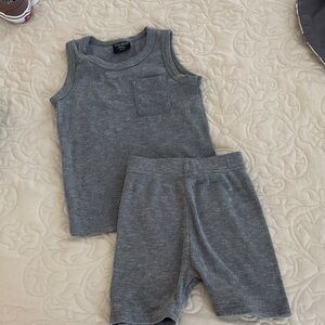 Little Bipsy Gray Kids Matching Set